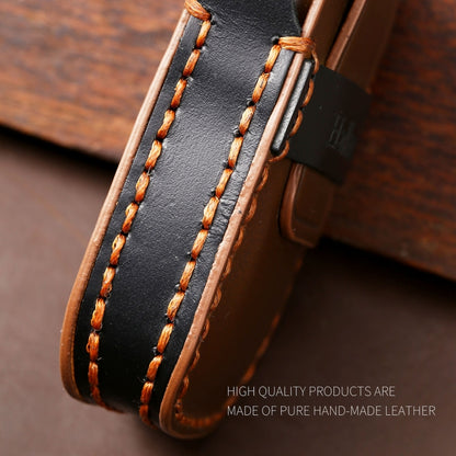 Hallmo Car Cowhide Leather Key Protective Cover Key Case for Subaru Forester, For Subaru Forester