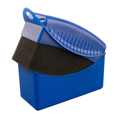 FJYS-01 Car Tires Polishing Waxing Oiling Sponge Brush with Cover, Size: 12x5.5x7cm, Random Color Delivery, with Cover