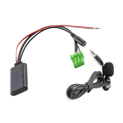 Car 6PIN AUX Bluetooth Audio Input Cable + MIC for Acura RDX TSX MDX CSX, For Acura RDX TSX