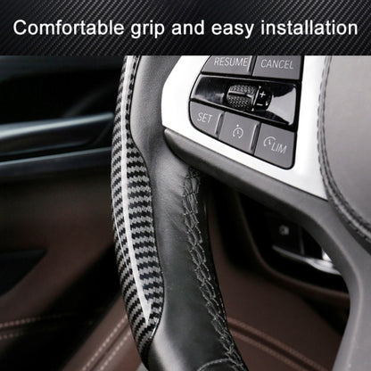 Car Universal Carbon Fiber Steering Wheel Cover