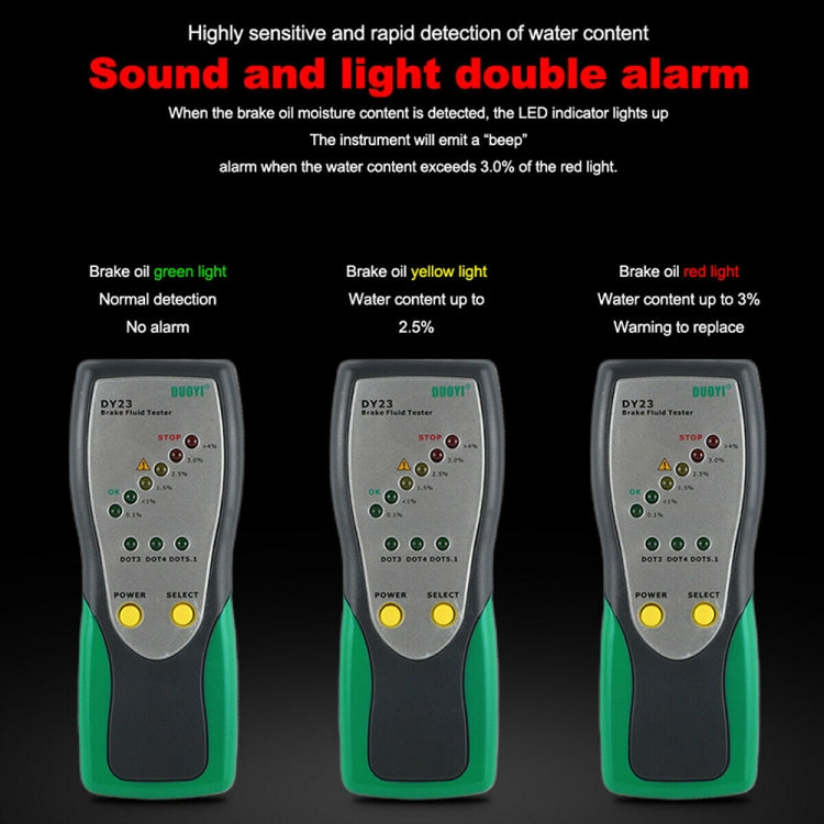 DUOYI DY23 Car Brake Fluid Test Pen, DY23