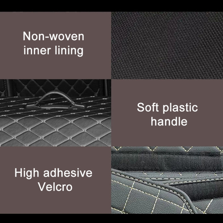 Car Trunk Foldable Storage Box, Checkered Middle Size: 40 x 32 x 30cm, Checkered 40 x 32 x 30cm (Beige), Checkered 40 x 32 x 30cm (Black Red)