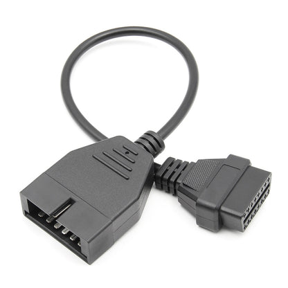 12Pin to 16Pin Car OBD2 Conversion Cable OBDII Diagnostic Adapter Cable for GM, 12Pin to 16Pin for GM