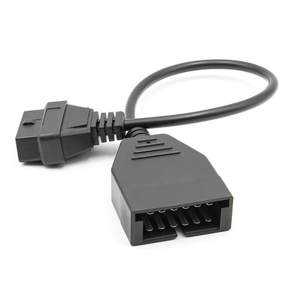 12Pin to 16Pin Car OBD2 Conversion Cable OBDII Diagnostic Adapter Cable for GM, 12Pin to 16Pin for GM