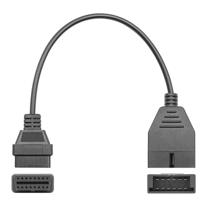 12Pin to 16Pin Car OBD2 Conversion Cable OBDII Diagnostic Adapter Cable for GM, 12Pin to 16Pin for GM