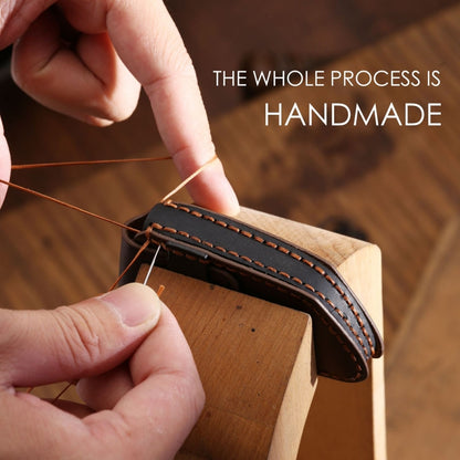 Hallmo Car Genuine Leather Key Protective Cover for Jeep Compass 4-button, For Jeep Compass 4-button (Black), For Jeep Compass 4-button (Blue), For Jeep Compass 4-button (Brown)