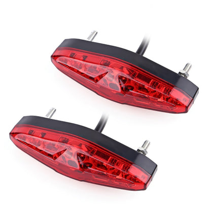 2 PCS KC-WD-NEW-3X Motorcycle LED Brake Light Running Lamp, Running Lamp, KC-WD-NEW-3X