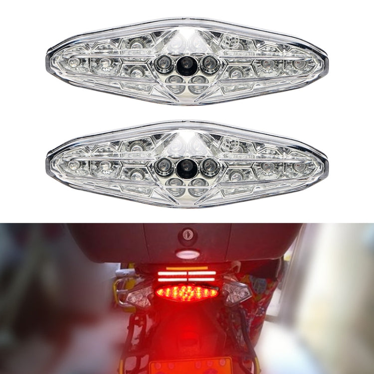2 PCS KC-WD-NEW-3X Motorcycle LED Brake Light Running Lamp, Running Lamp, KC-WD-NEW-3X