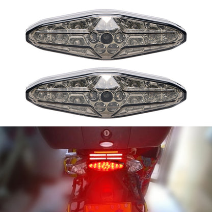 2 PCS KC-WD-NEW-3X Motorcycle LED Brake Light Running Lamp, Running Lamp, KC-WD-NEW-3X