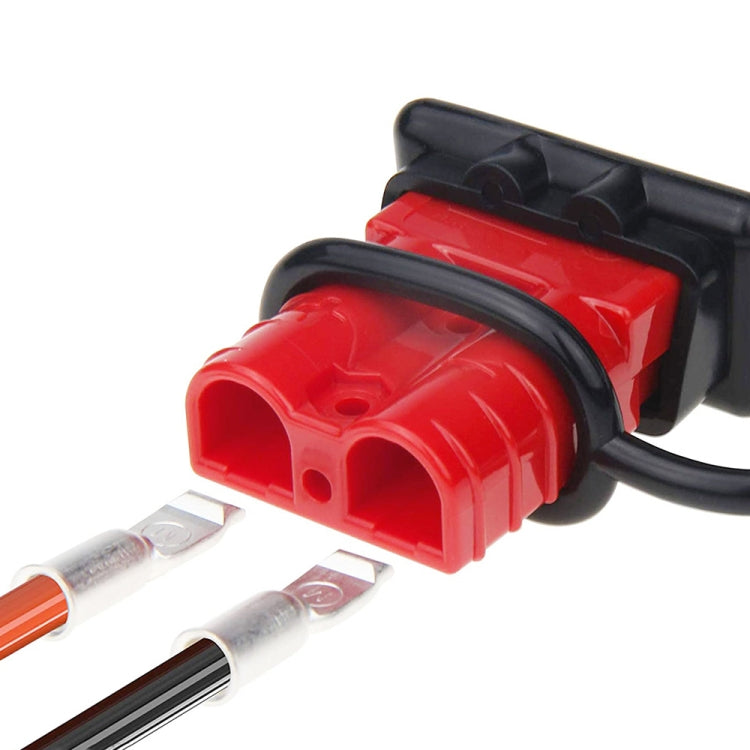 CP-0242-02 50A 600V Towing Winch Quick Connect Systems Wire Harness Plug with Dust Cover, CP-0242-02