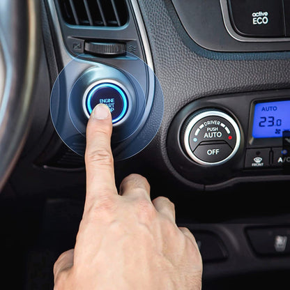 Car Engine One Key Start Ignition Switch 12V Waterproof Horn Switch, 12V