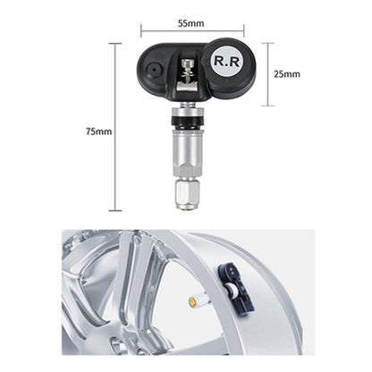 Car High Precision Solar Charging Tire Pressure Monitoring System TPMS, Built-in Beep Sensor, Built-in Beep Sensor
