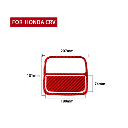 2 PCS Set  for Honda CRV 2007-2011 Carbon Fiber Car Front Reading Light Panel Decorative Sticker,Left and Right Drive Universal, Car Front Reading Light Panel