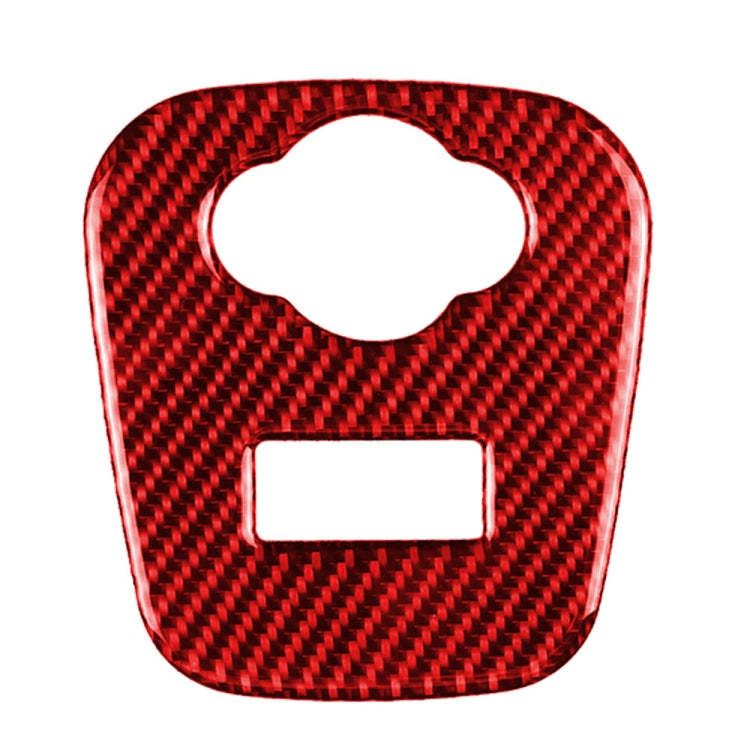 Car Carbon Fiber Cigarette Lighter Cover Decorative Sticker for BMW Mini Cooper F56 F55 F57, Left and Right Drive Universal, Cigarette Lighter Cover