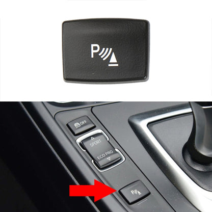 For BMW 3 Series Left Driving Car Central Control Multi-function Radar Button 6131 9252 912, Radar Button (Black), Radar Button (Red)