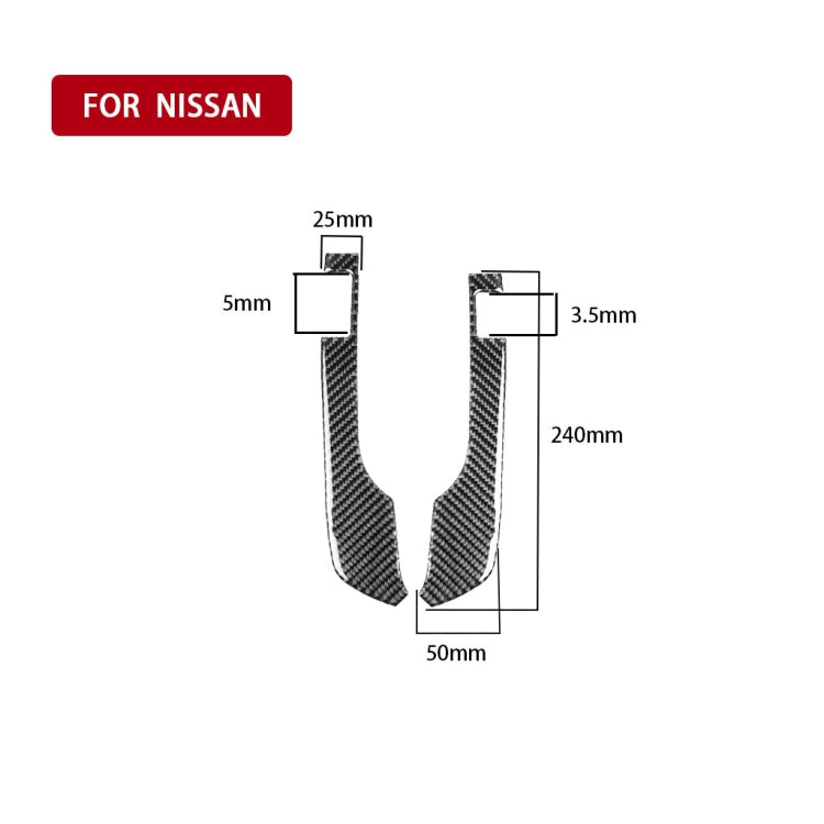 2 pegatinas decorativas de fibra de carbono para velocímetro de coche Nissan GTR R35 2008-2016, universales para volante a la izquierda y a la derecha.