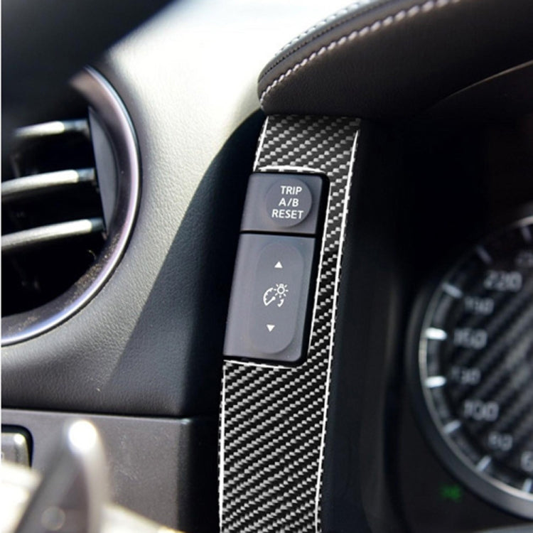 2 pegatinas decorativas de fibra de carbono para velocímetro de coche Nissan GTR R35 2008-2016, universales para volante a la izquierda y a la derecha.