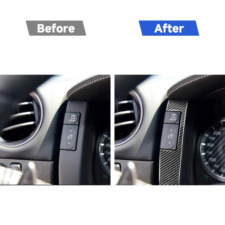 2 pegatinas decorativas de fibra de carbono para velocímetro de coche Nissan GTR R35 2008-2016, universales para volante a la izquierda y a la derecha.