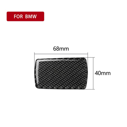 Car Carbon Fiber Storage Box Handle Decorative Sticker for BMW 3 Series G20/G28/325Li/330d/335 2019-2020, Left Drive, Storage Box Handle, Left Drive