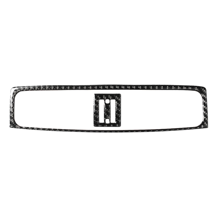Car Carbon Fiber Middle Air Outlet Decorative Sticker for Lexus IS250 300 350C 2006-2012, Left and Right Drive Universal, Middle Air Outlet