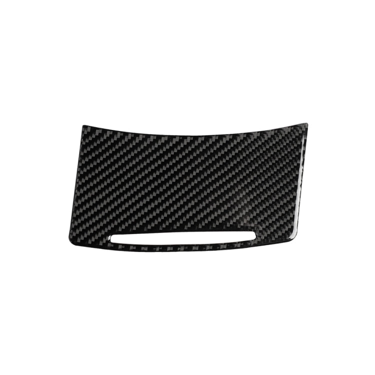 Car Carbon Fiber Storage Cover Decorative Sticker for Audi A6 2005-2011, Right Drive, Storage Cover, Right Drive