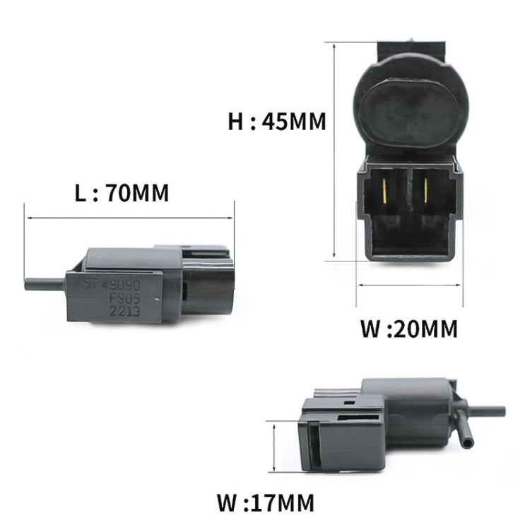 Car VSV EGR Vacuum Switch Purge Valve Solenoid Kl01-18-741 for Mazda, For Mazda