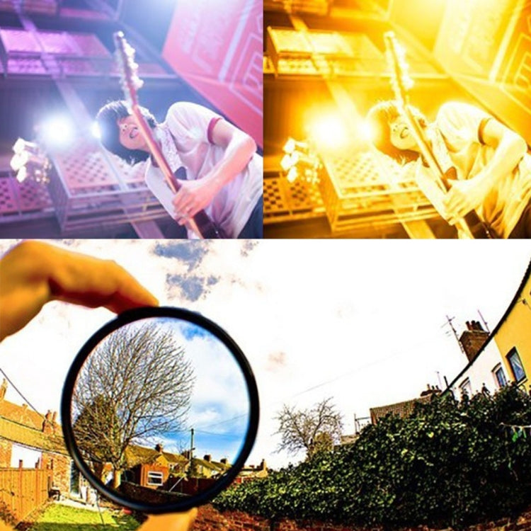 JUNESTAR 7 in 1 Proffesional 37mm Lens Filter(CPL + UV + ND4 + Red + Yellow + FLD / Purple) & Lens Protective Cap for GoPro HERO4 / 3+ / 3 Sport Action Camera, 7 in 1