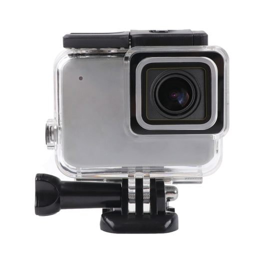 For GoPro HERO7 White /Silver Skeleton Housing Side Hollow Protective Case with Buckle Basic Mount & Screw, Side Hollow
