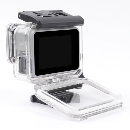 For GoPro HERO7 White /Silver Skeleton Housing Side Hollow Protective Case with Buckle Basic Mount & Screw, Side Hollow