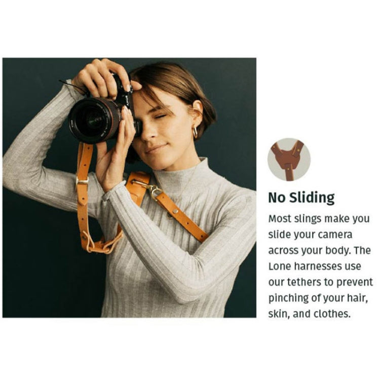 Quick Release Anti-Slip Shoulder Leather Harness Camera Strap with Metal Hook for SLR / DSLR Cameras (Left Shoulder), Left Shoulder, Right Shoulder