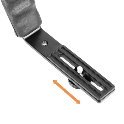 L-Shaped Aluminum Flash Bracket Camera Holder, L-Shaped