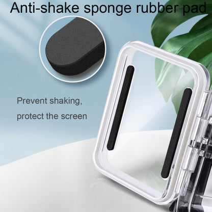 For GoPro HERO8 Black 45m Waterproof Housing Protective Case with Buckle Basic Mount & Screw & (Purple, Red, Pink) Filters & Floating Bobber Grip & Strap & Anti-Fog Inserts, Transparent HERO8 Case+Filters