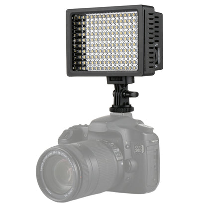 HD-160 White Light LED Video Light on-Camera Photography Lighting Fill Light for Canon, Nikon, DSLR Camera with 3 Filter Plates, HD-160
