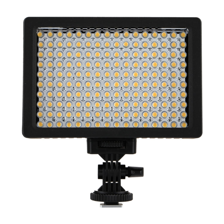 HD-160 White Light LED Video Light on-Camera Photography Lighting Fill Light for Canon, Nikon, DSLR Camera with 3 Filter Plates, HD-160