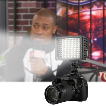 HD-160 White Light LED Video Light on-Camera Photography Lighting Fill Light for Canon, Nikon, DSLR Camera with 3 Filter Plates, HD-160