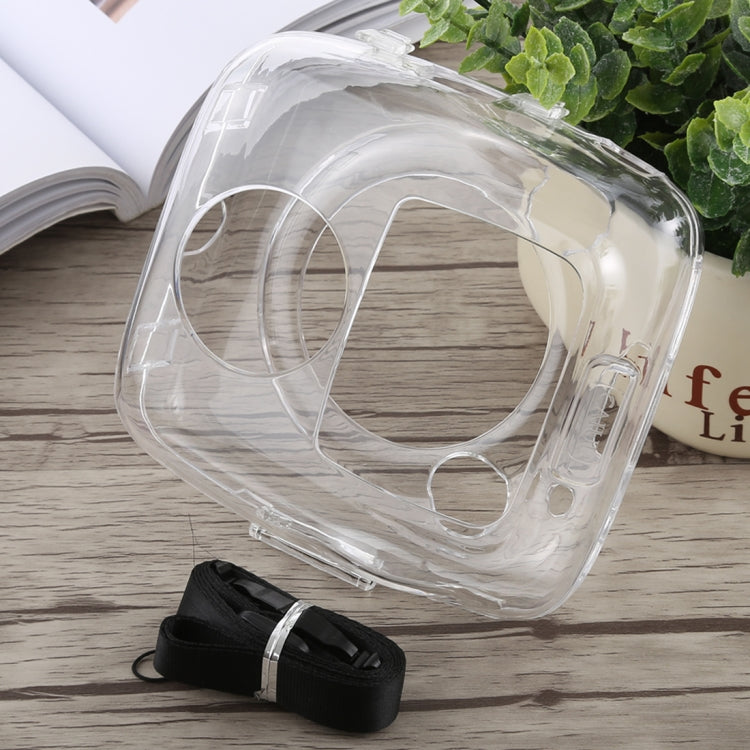 Protective Crystal Shell Case with Strap for FUJIFILM instax SQUARE SQ10, For FUJIFILM instax SQ10