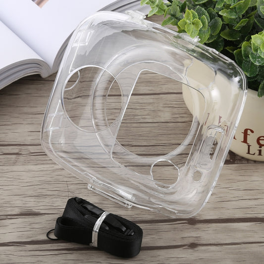 Protective Crystal Shell Case with Strap for FUJIFILM instax SQUARE SQ10, For FUJIFILM instax SQ10