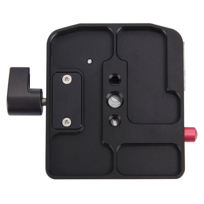 Fittest FC-501 Quick Release Assembly Aluminium Alloy Clamp Adapter with Quick Release Sliding Plate for Manfrotto Tripod 577 Replacement, FC-501