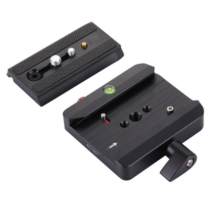 Fittest FC-501 Quick Release Assembly Aluminium Alloy Clamp Adapter with Quick Release Sliding Plate for Manfrotto Tripod 577 Replacement, FC-501