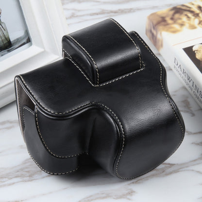 Estuche de cuero magnético de cuerpo completo para cámara Nikon Z50/Z30 con correa