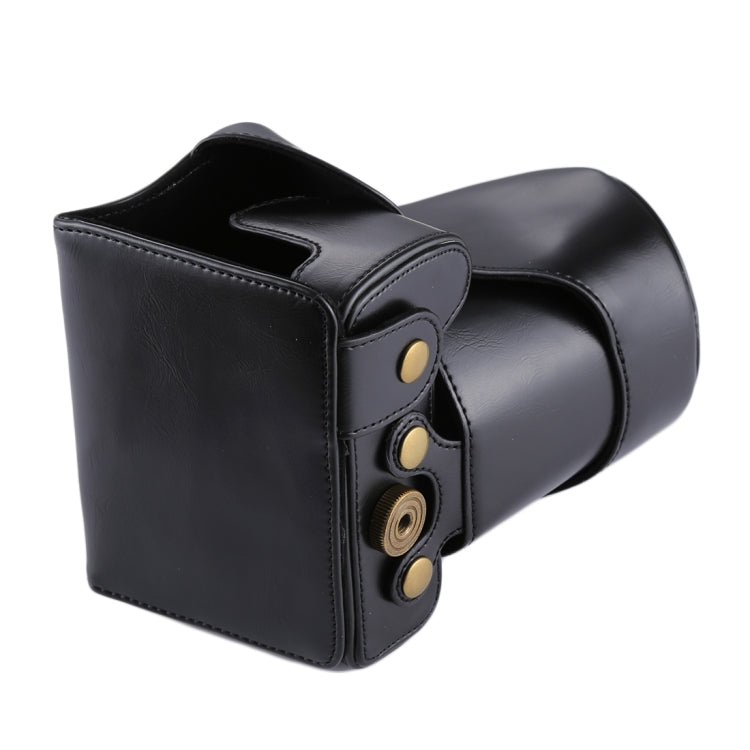 Full Body Camera PU Leather Case Bag for Canon EOS 200D  (18-55mm Lens), For EOS 200D
