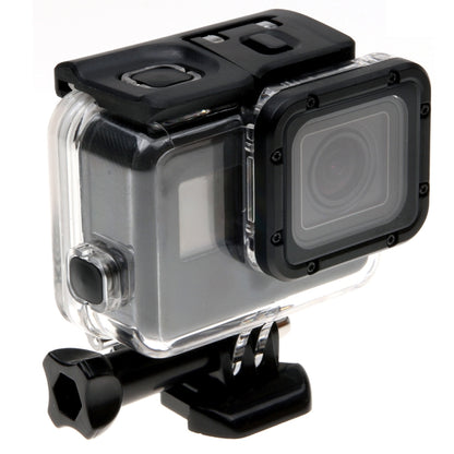 Capa de proteção tipo esqueleto para GoPro HERO6/5 + tampa traseira vazada com fivela, sistema de montagem básico e parafuso. Não é necessário desmontar a lente.