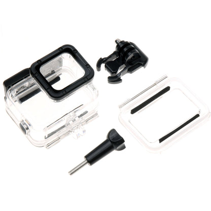 Capa de proteção tipo esqueleto para GoPro HERO6/5 + tampa traseira vazada com fivela, sistema de montagem básico e parafuso. Não é necessário desmontar a lente.