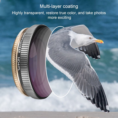 Filtro de lente ajustable Sunnylife OA-FI172 ND4/PL para DJI OSMO ACTION, OA-FI172 ND4/PL