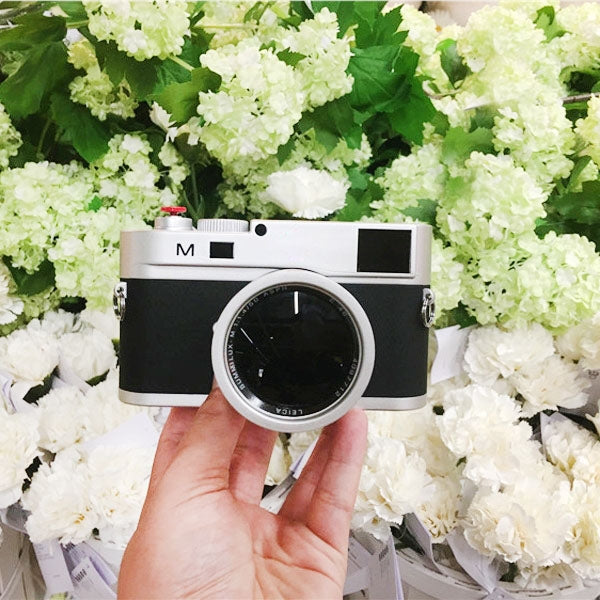 Réplica de câmara DSLR não funcional para estúdio fotográfico, compatível com Leica M e objetiva curta.