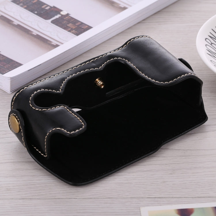 1/4 inch Thread PU Leather Camera Half Case Base for FUJIFILM X-A3 / X-A10, For FUJIFILM XA3
