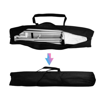 Cortina de proyección de poliéster plegable con soporte para exteriores, tamaño: 120 pulgadas (16:9), tamaño: 120 pulgadas