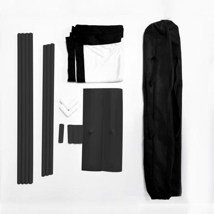 Cortina de proyección de poliéster plegable con soporte para exteriores, tamaño: 120 pulgadas (16:9), tamaño: 120 pulgadas