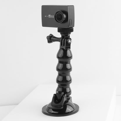 Suporte de fixação flexível com ventosa para câmaras de ação GoPro, Insta360, DJI e outras.
