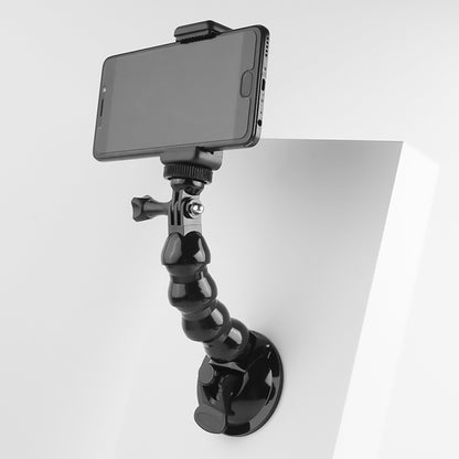 Suporte de fixação flexível com ventosa para câmaras de ação GoPro, Insta360, DJI e outras.